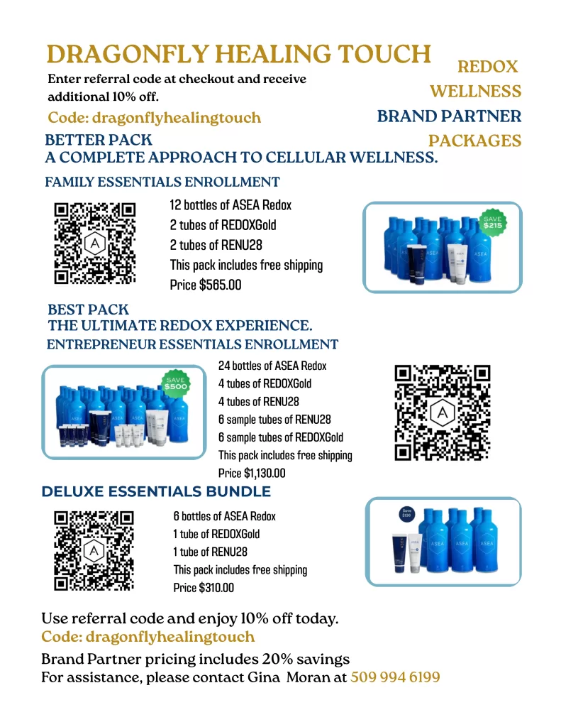 ASEA product flyer page 1